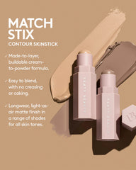 Mini Match Stix Duo Contour + Highlighter Set — Deep