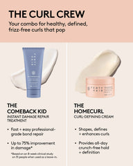The Curl Crew Instant Damage Repair Treatment + Curl-Defining Set