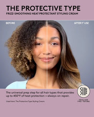 The Protective Type Frizz-Smoothing Heat Protectant Styling Cream